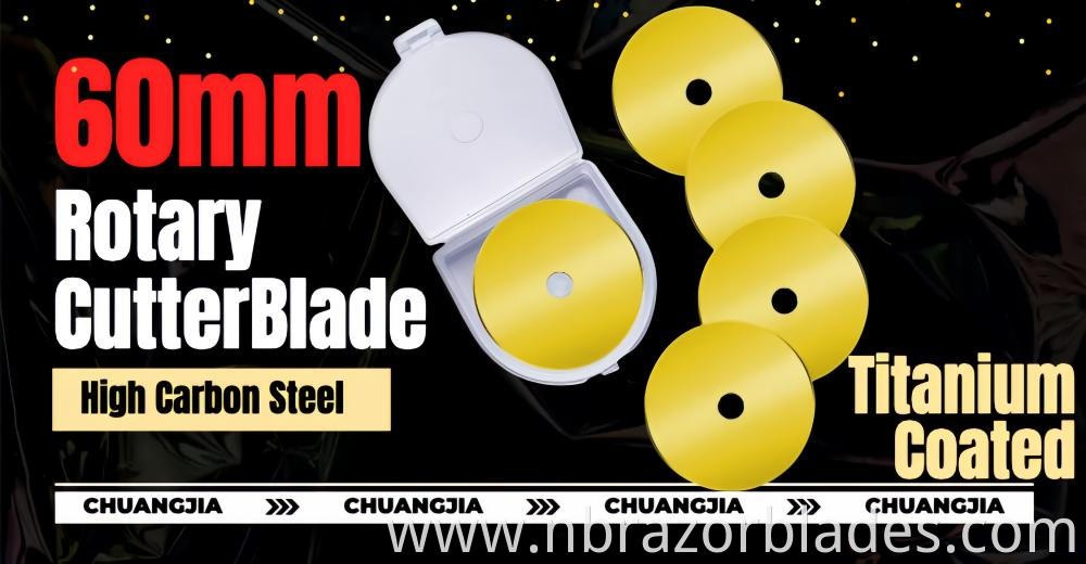 60mm Titanium Plating Rotary Cutter Blades